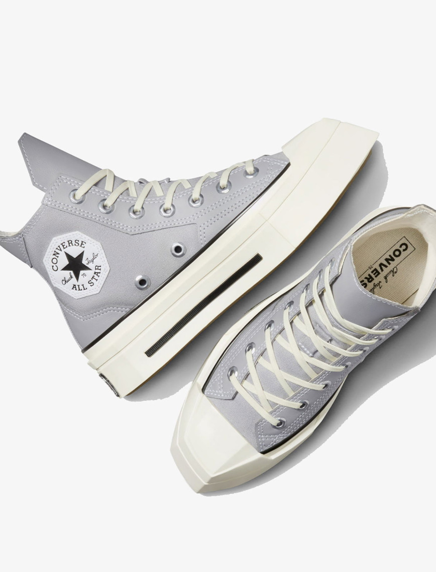 Converse Chuck 70 De Luxe Squared Unisex Gri Platform Sneaker Converse Chuck 70 De Luxe Squared Unisex Gri Platform Sneaker