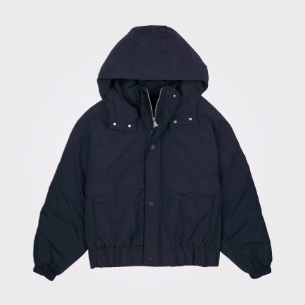 Converse Kadın Kapüşonlu Siyah Ceket Converse Kadın Kapüşonlu Siyah Ceket