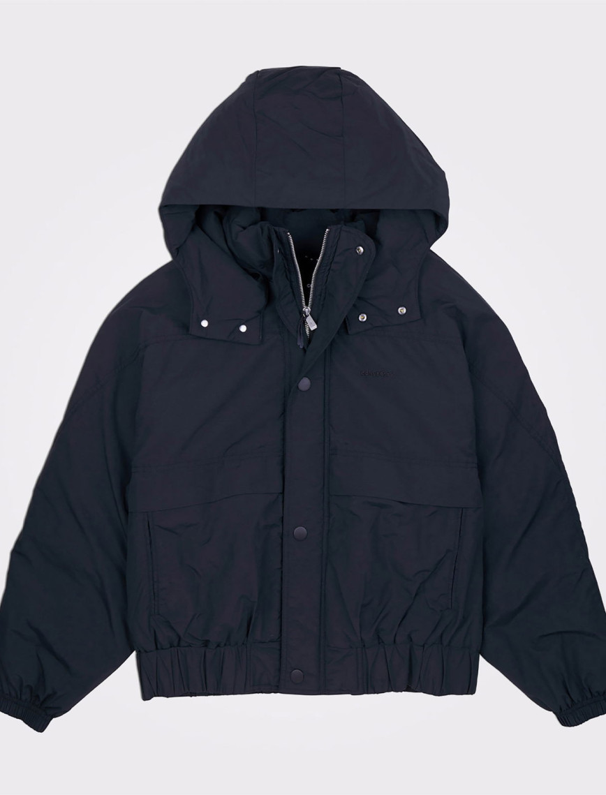 Converse Kadın Kapüşonlu Siyah Ceket Converse Kadın Kapüşonlu Siyah Ceket