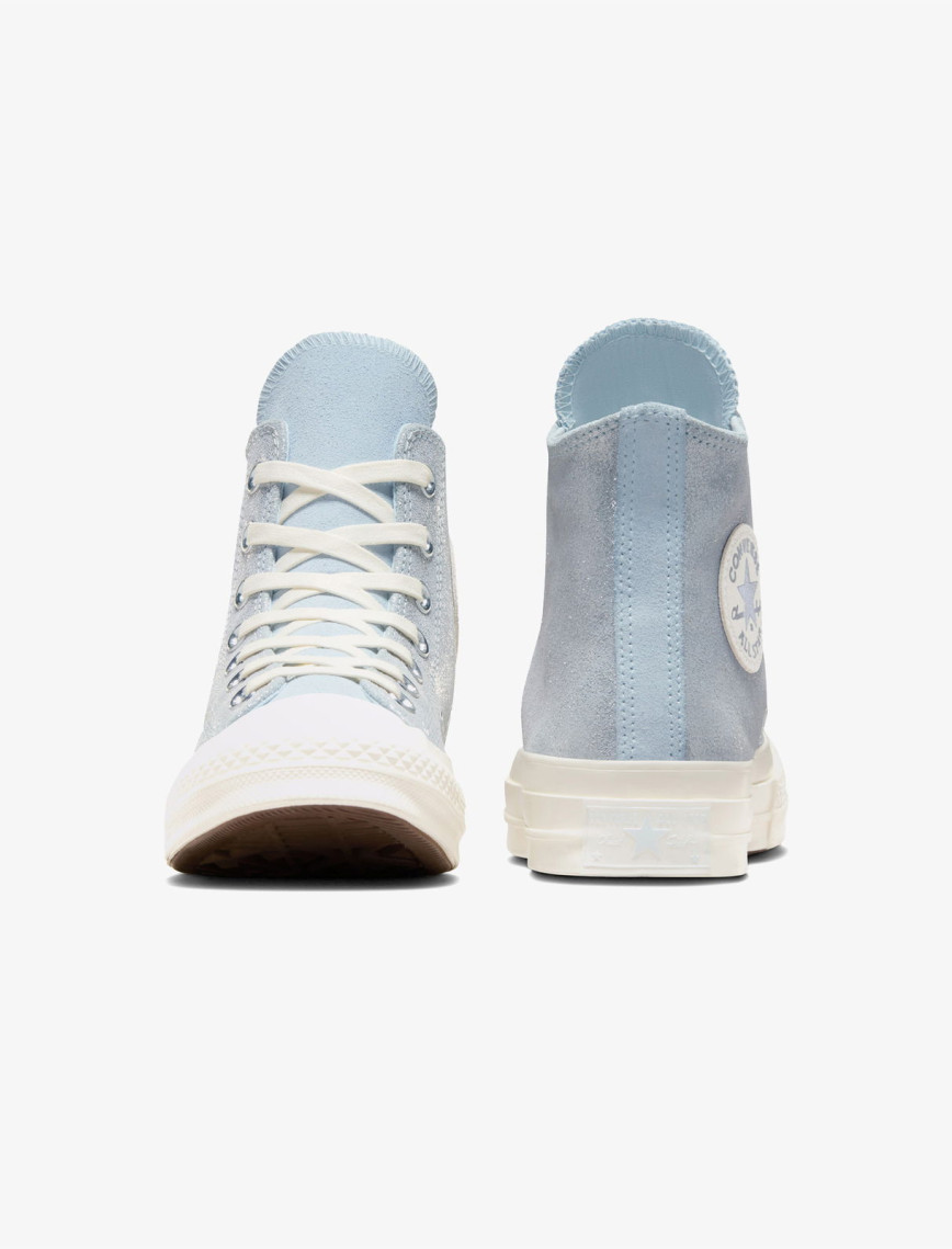 Converse Chuck 70 Suede Shimmer Unisex Mavi Süet Sneaker Converse Chuck 70 Suede Shimmer Unisex Mavi Süet Sneaker