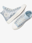 Converse Chuck 70 Suede Shimmer Unisex Mavi Süet Sneaker Converse Chuck 70 Suede Shimmer Unisex Mavi Süet Sneaker