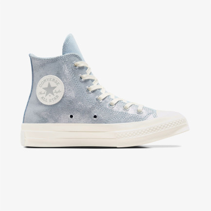 Converse Chuck 70 Suede Shimmer Unisex Mavi Süet Sneaker Converse Chuck 70 Suede Shimmer Unisex Mavi Süet Sneaker
