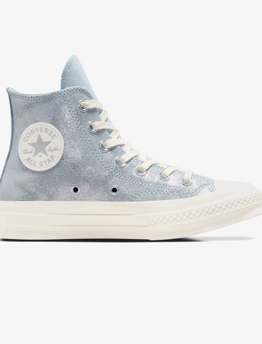 Converse Chuck 70 Suede Shimmer Unisex Mavi Süet Sneaker Converse Chuck 70 Suede Shimmer Unisex Mavi Süet Sneaker