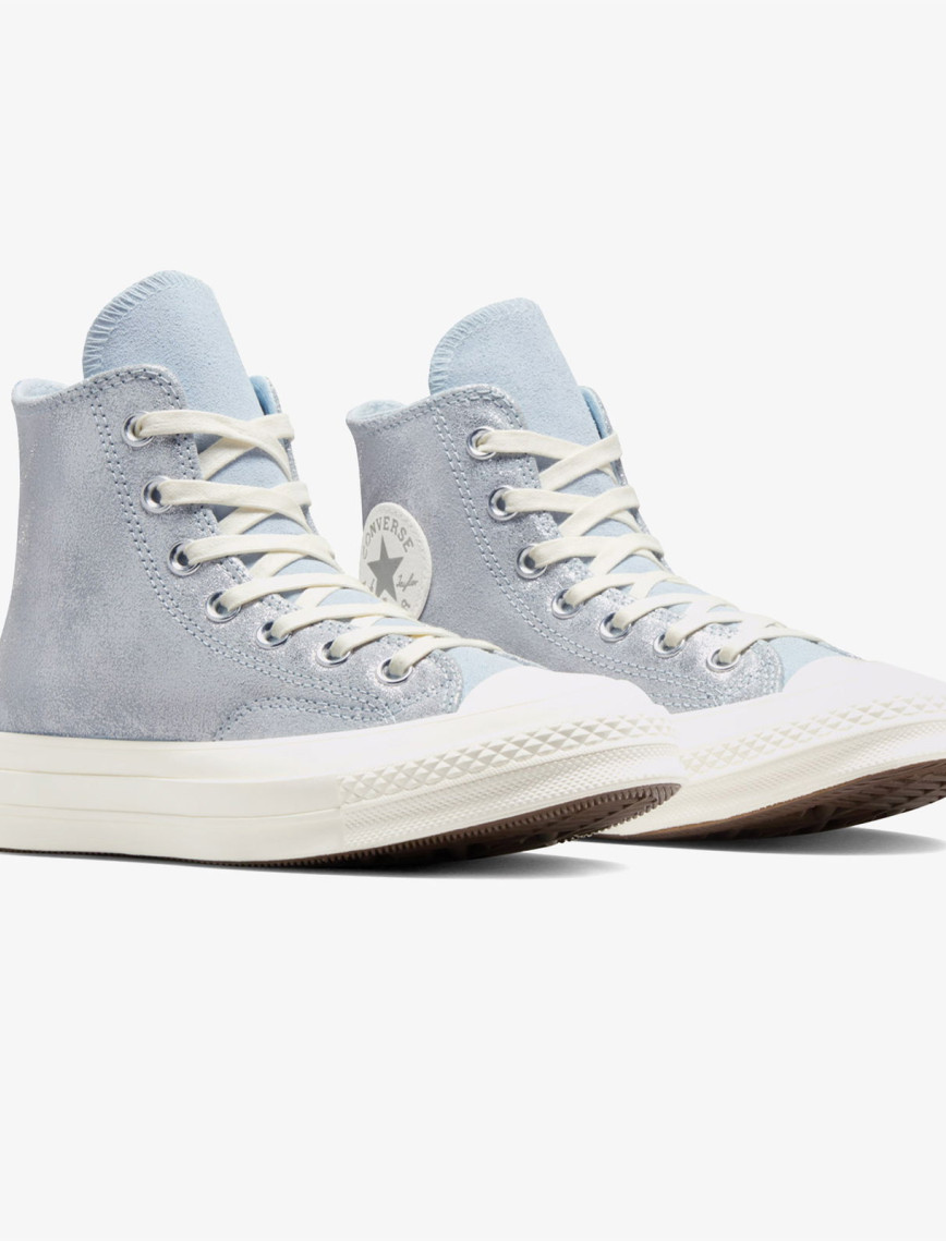 Converse Chuck 70 Suede Shimmer Unisex Mavi Süet Sneaker Converse Chuck 70 Suede Shimmer Unisex Mavi Süet Sneaker