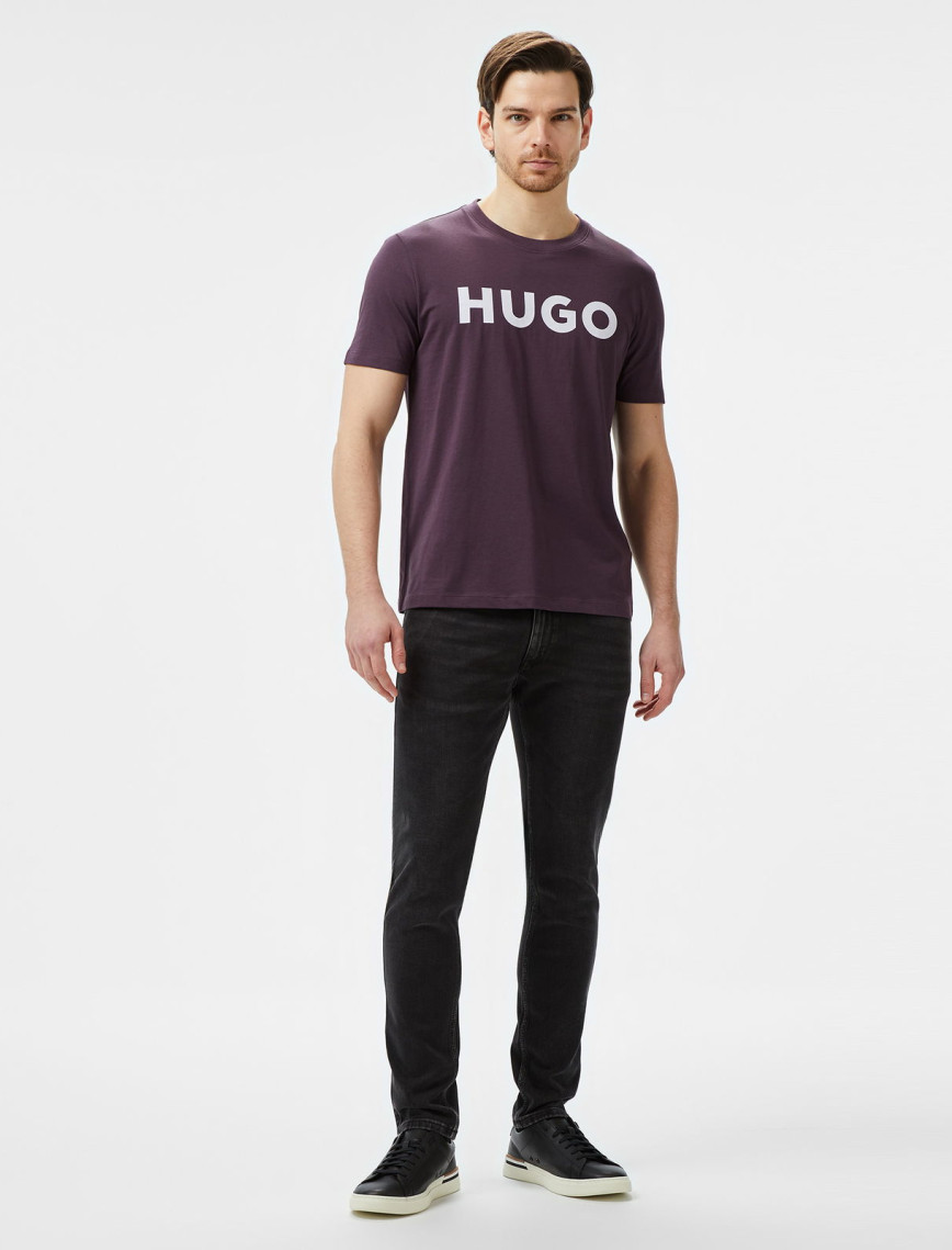 Hugo Erkek Mor T-Shirt