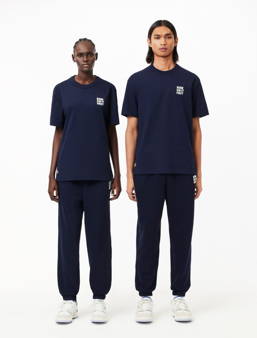 Lacoste Unisex Relaxed Fit Lacivert Eşofman Altı