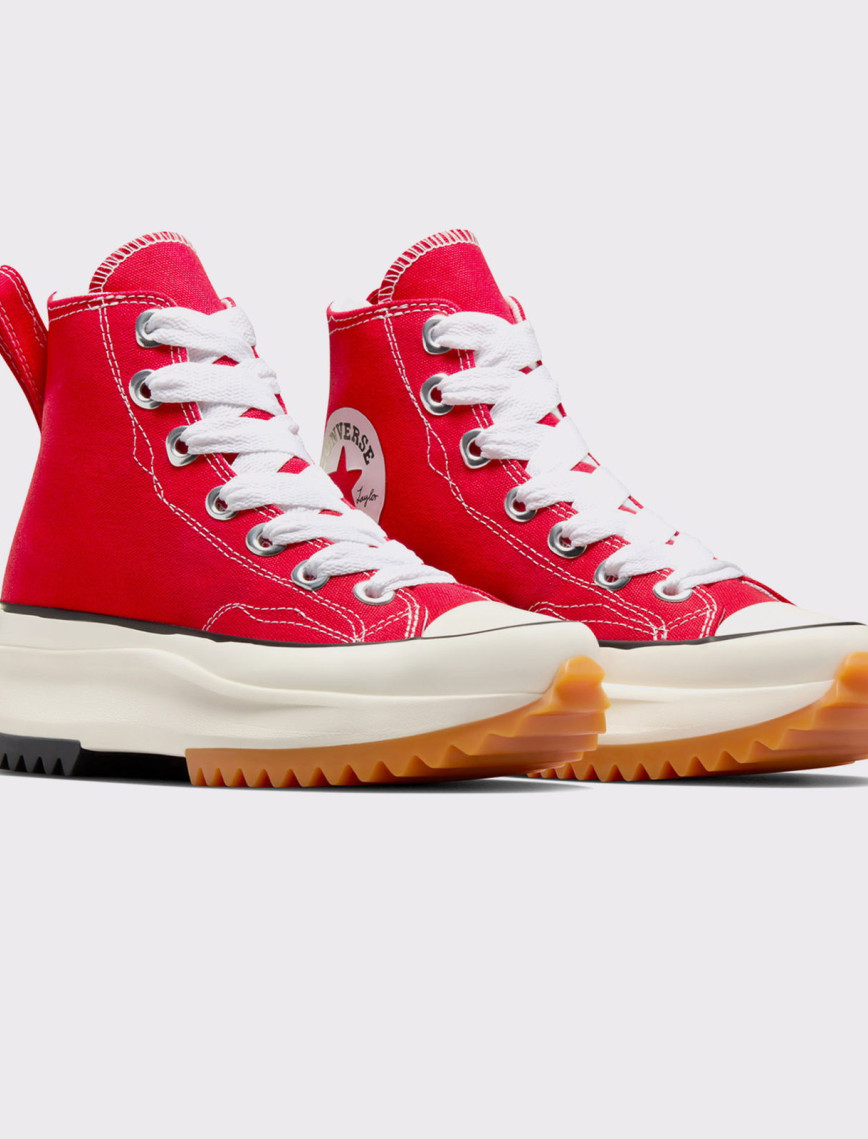 Converse Run Star Hike Unisex Kırmızı Platform Sneaker Converse Run Star Hike Unisex Kırmızı Platform Sneaker