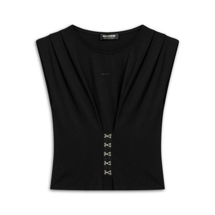 Agraf Aksesuar Detaylı Tişört Agraf Aksesuar Detaylı Tişört