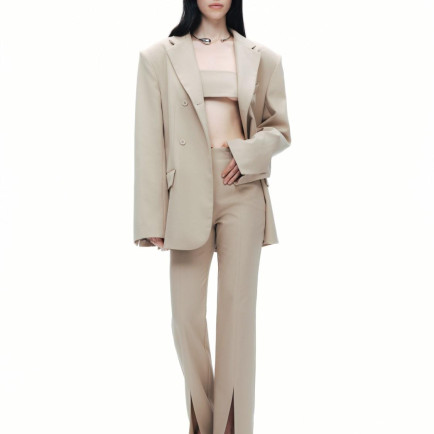 Yırtmaç Detaylı Pantolon Yırtmaç Detaylı Pantolon