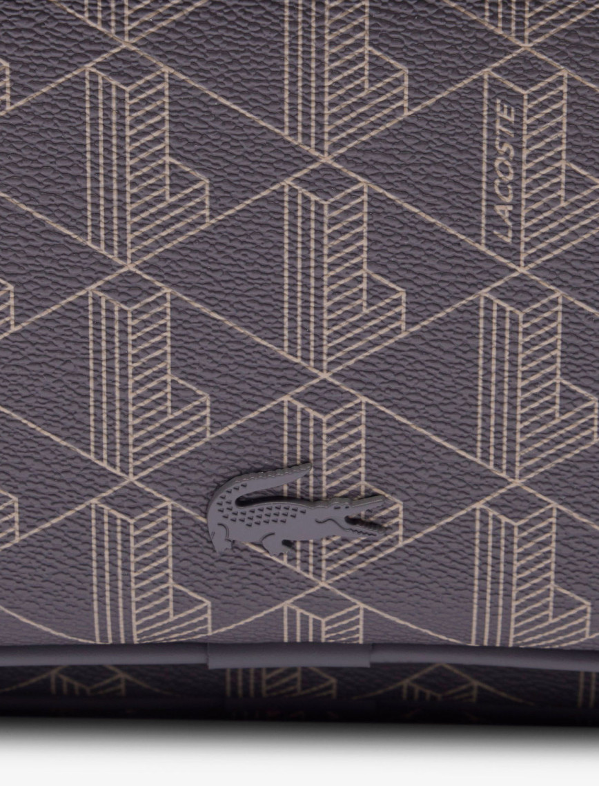 Lacoste The Blend Erkek Monogram Gri Sırt Çantası Lacoste The Blend Erkek Monogram Gri Sırt Çantası