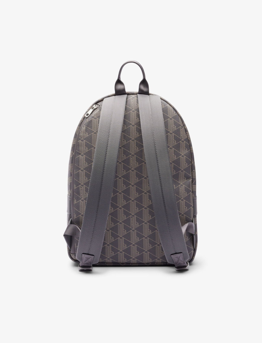 Lacoste The Blend Erkek Monogram Gri Sırt Çantası Lacoste The Blend Erkek Monogram Gri Sırt Çantası