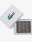 Lacoste The Blend Erkek Monogram Gri Cüzdan Lacoste The Blend Erkek Monogram Gri Cüzdan