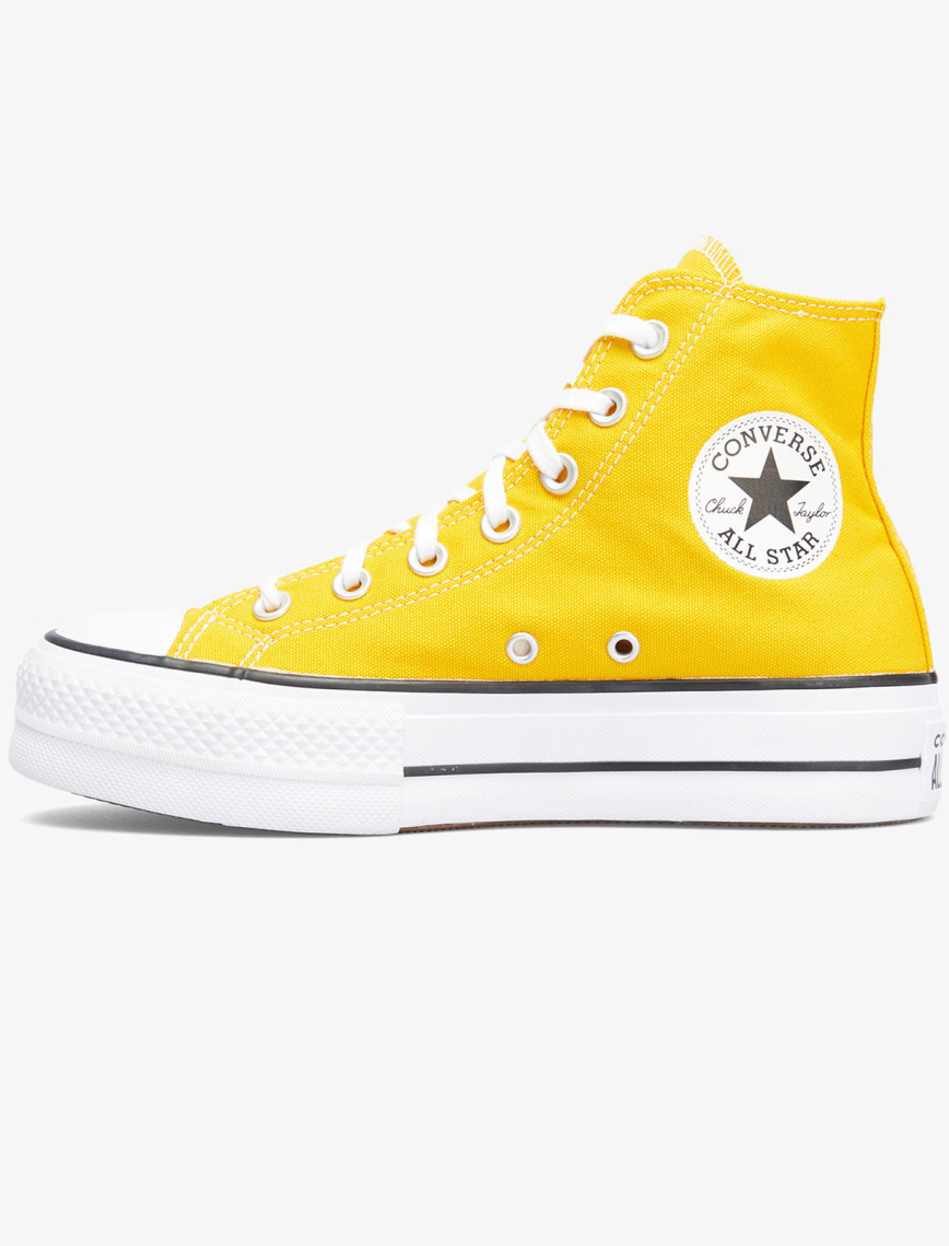 Converse Chuck Taylor All Star Lift Kadın Sarı Platform Sneaker Converse Chuck Taylor All Star Lift Kadın Sarı Platform Sneaker