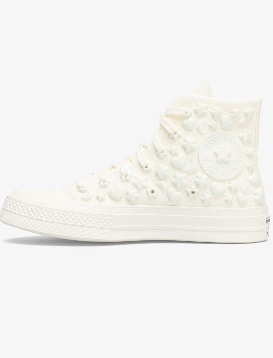 Converse Chuck 70 3D Charms Kadın Krem Sneaker Converse Chuck 70 3D Charms Kadın Krem Sneaker