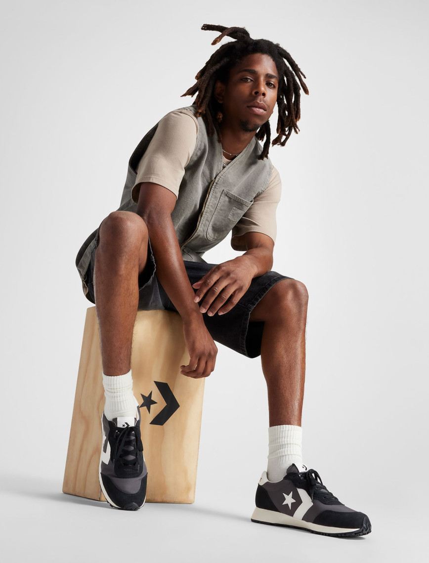 Converse Omega Trainer Unisex Siyah Süet Sneaker Converse Omega Trainer Unisex Siyah Süet Sneaker