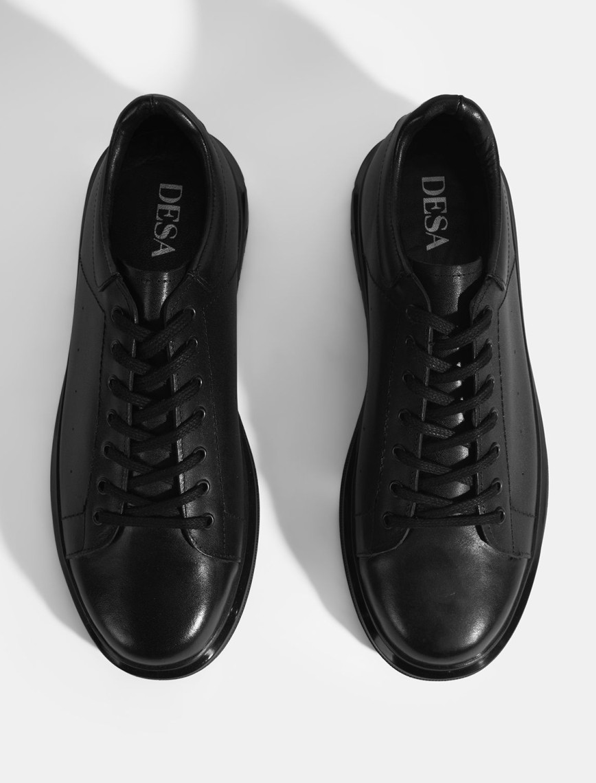 Siyama Siyah Erkek Bağcıklı Deri Günlük Ayakkabı Siyama Siyah Erkek Bağcıklı Deri Günlük Ayakkabı