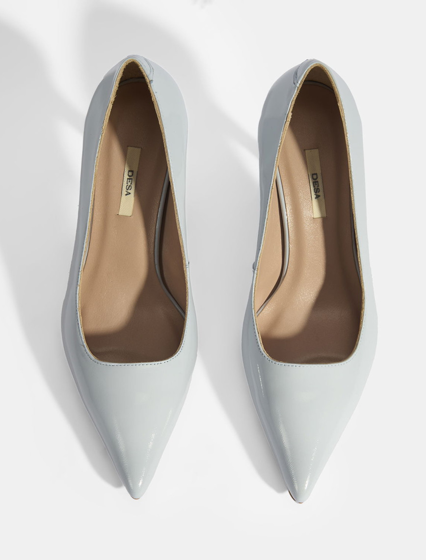 Kadın Siyah Rugan Topuklu Ayakkabı Kadın Siyah Rugan Topuklu Ayakkabı