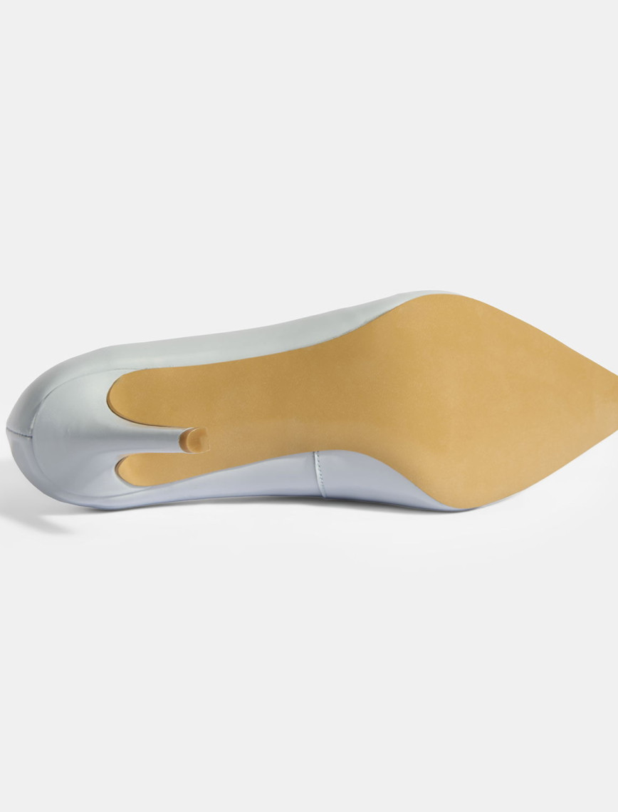 Kadın Mavi Rugan Topuklu Ayakkabı Kadın Mavi Rugan Topuklu Ayakkabı