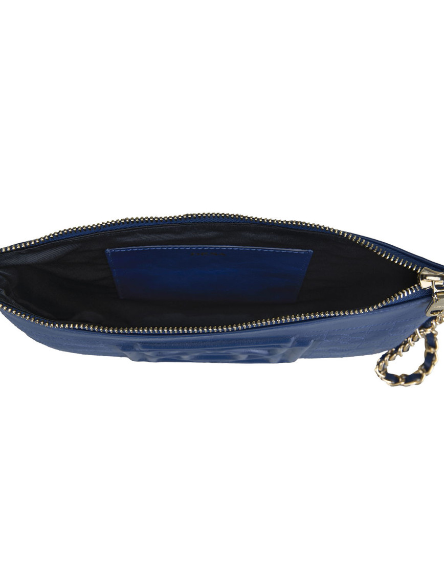 Vionya Lacivert Nakışlı El Çantası Vionya Lacivert Nakışlı El Çantası