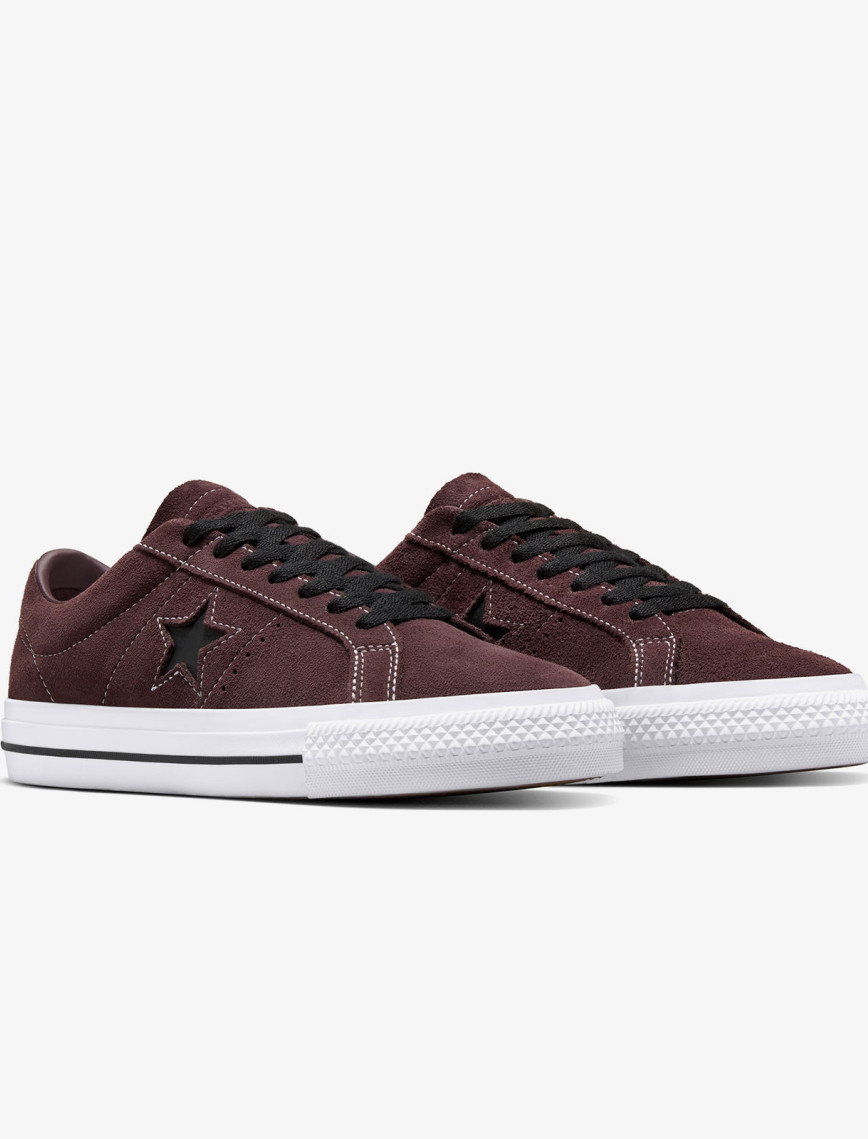 Converse One Star Pro Unisex Kahverengi Süet Sneaker Converse One Star Pro Unisex Kahverengi Süet Sneaker