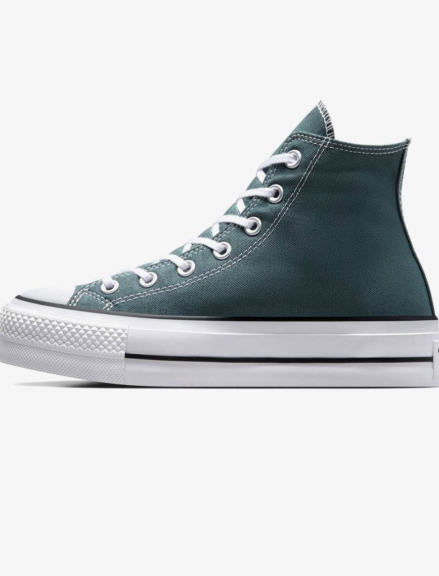 Converse Chuck Taylor All Star Lift Unisex Yeşil Platform Sneaker Converse Chuck Taylor All Star Lift Unisex Yeşil Platform Sneaker