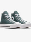 Converse Chuck Taylor All Star Lift Unisex Yeşil Platform Sneaker Converse Chuck Taylor All Star Lift Unisex Yeşil Platform Sneaker