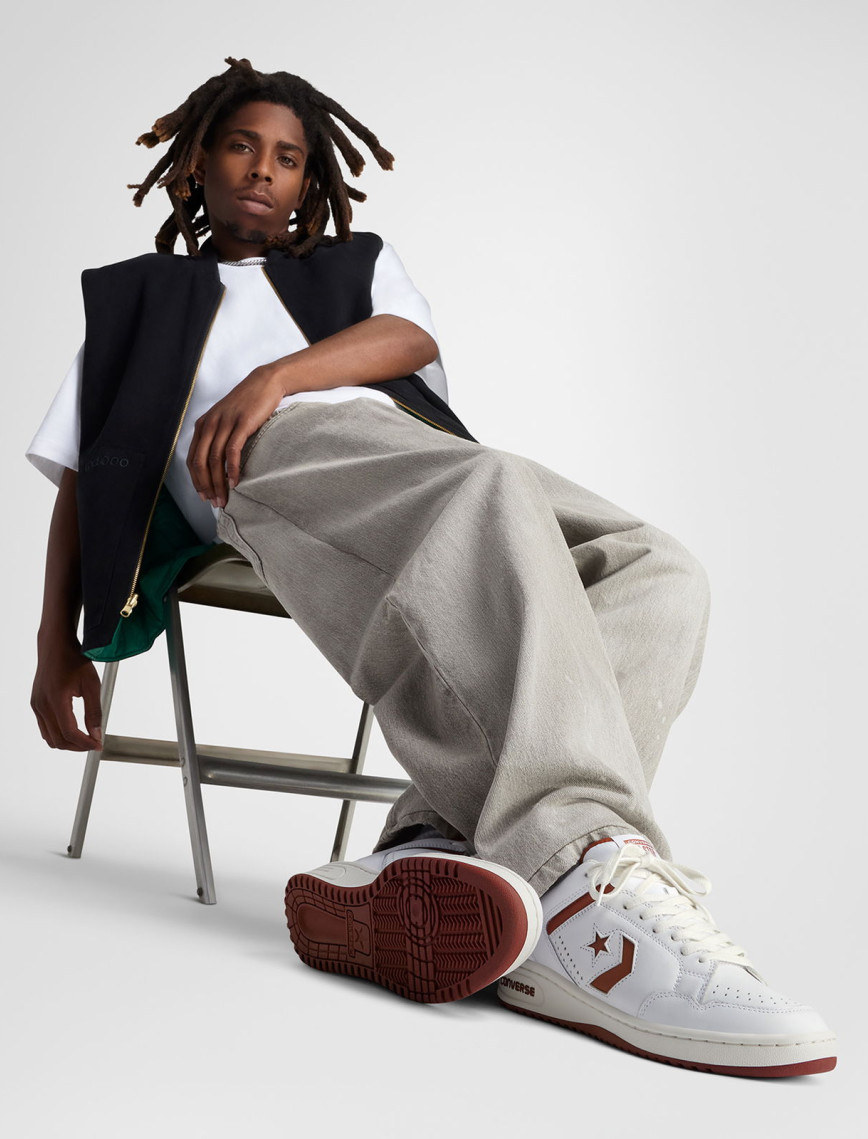 Converse Weapon Unisex Beyaz Deri Sneaker Converse Weapon Unisex Beyaz Deri Sneaker