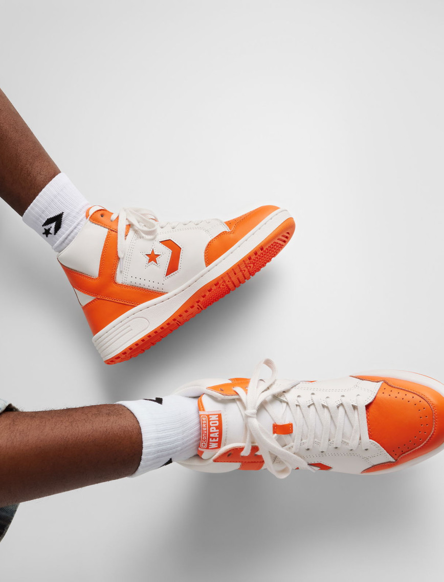 Converse Weapon Unisex Turuncu Deri Sneaker Converse Weapon Unisex Turuncu Deri Sneaker