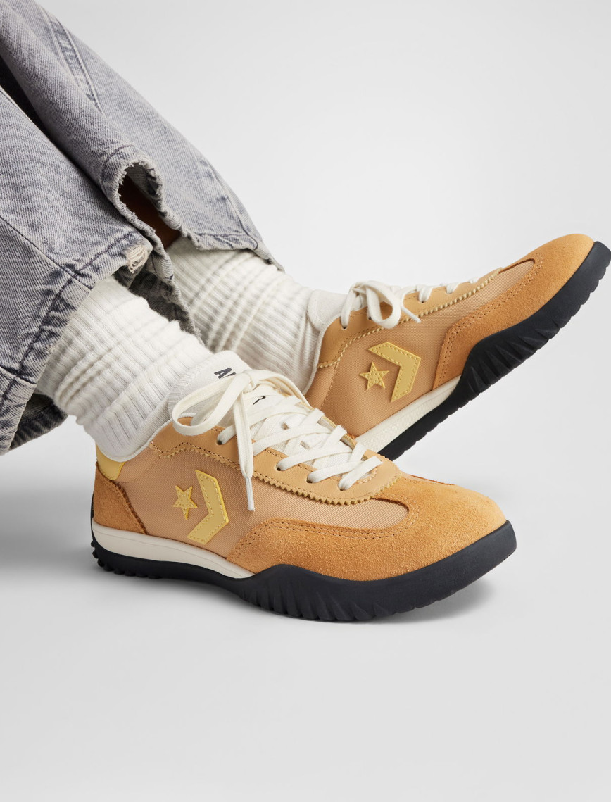 Converse Run Star Trainer Unisex Turuncu Deri Sneaker Converse Run Star Trainer Unisex Turuncu Deri Sneaker