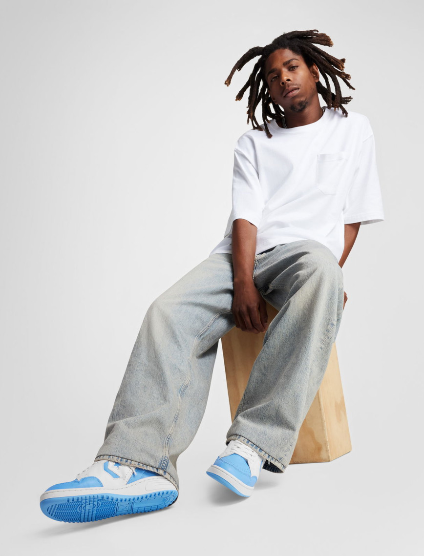 Converse Weapon Unisex Mavi Deri Sneaker Converse Weapon Unisex Mavi Deri Sneaker