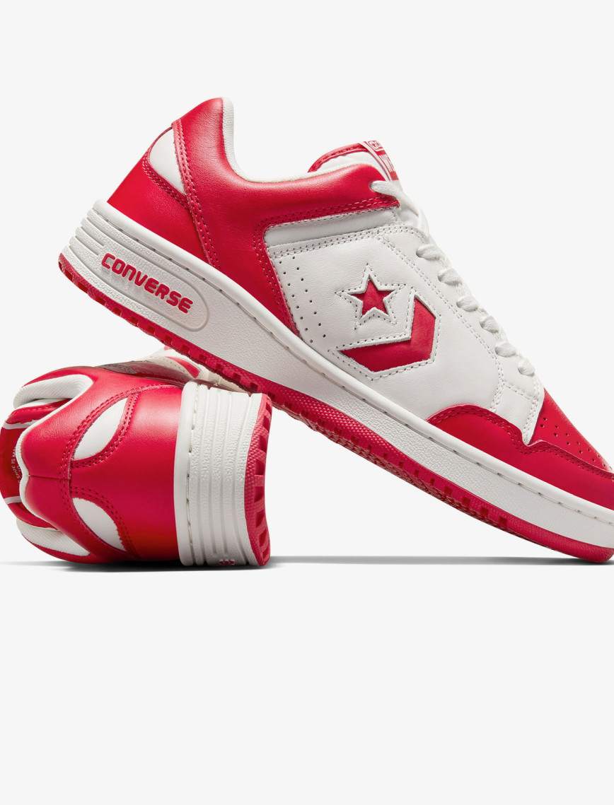 Converse Weapon Unisex Kırmızı Deri Sneaker Converse Weapon Unisex Kırmızı Deri Sneaker