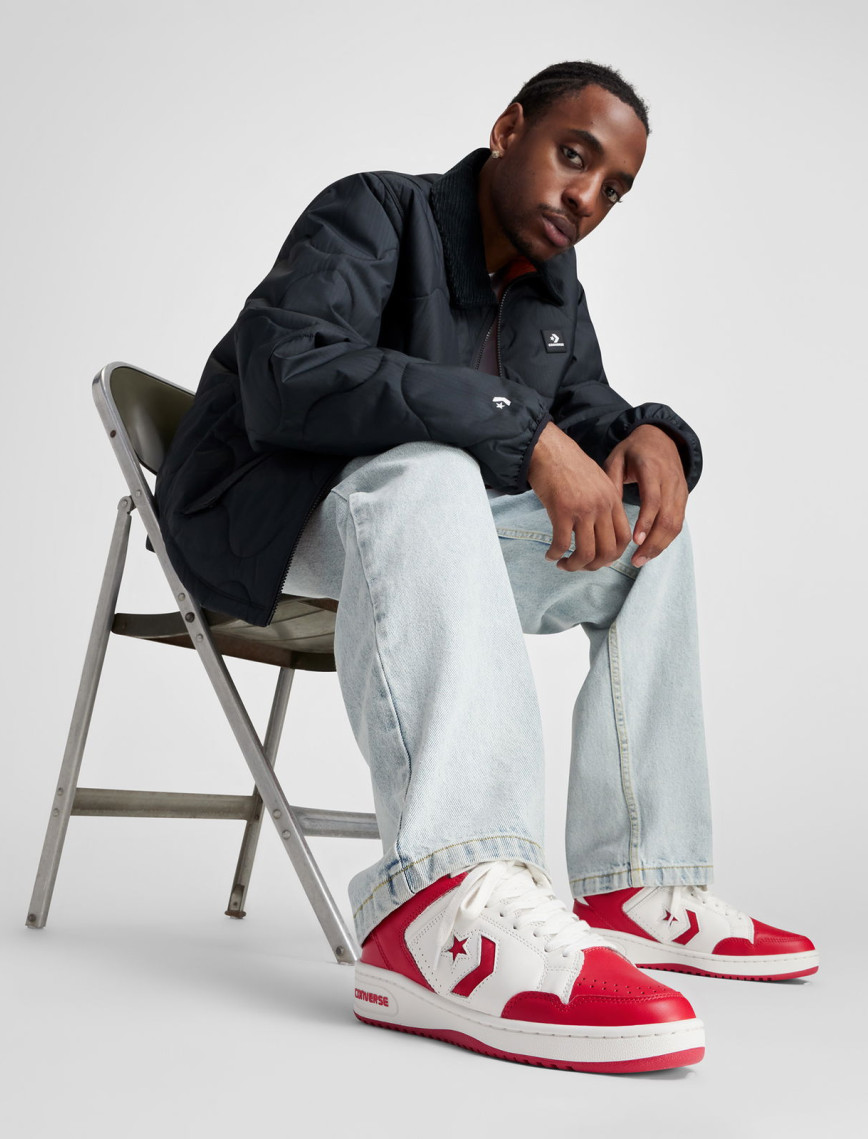 Converse Weapon Unisex Kırmızı Deri Sneaker Converse Weapon Unisex Kırmızı Deri Sneaker