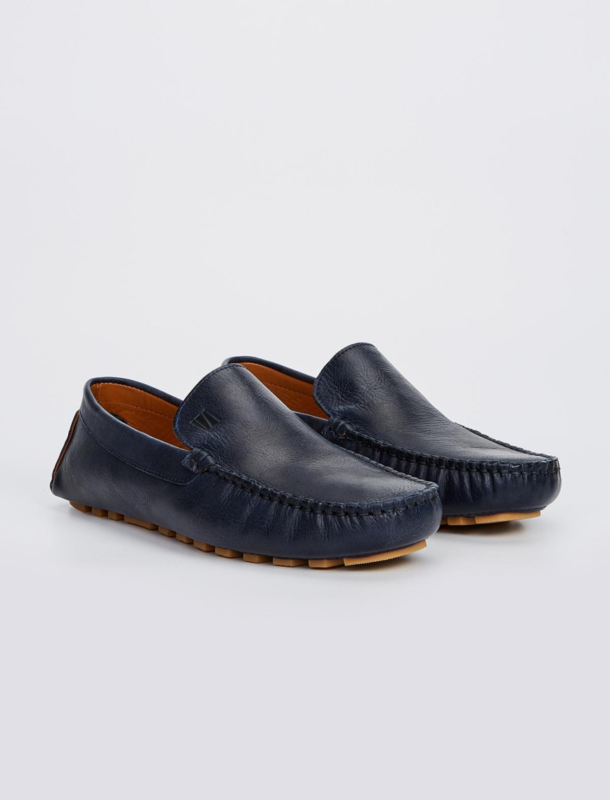 Valmenti Astro Erkek Jean Hakiki Deri Loafer Ayakkabı Valmenti Astro Erkek Jean Hakiki Deri Loafer Ayakkabı