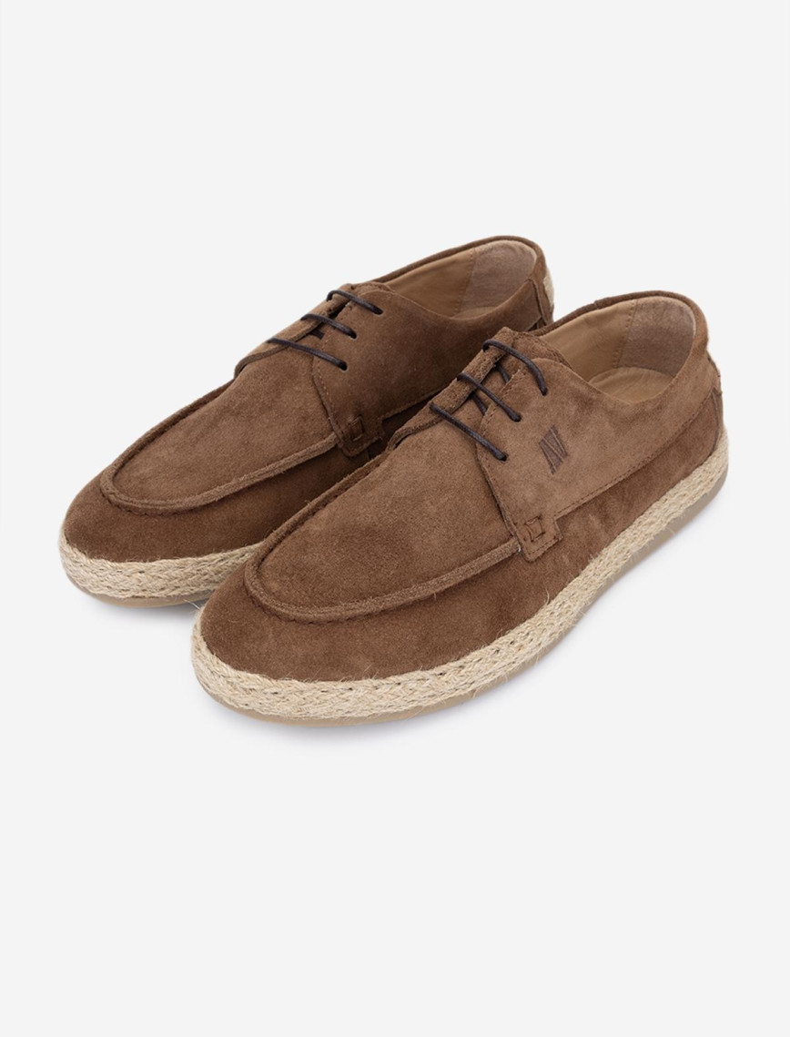 Valmenti Marita Erkek Tütün Süet Hakiki Deri Casual Ayakkabı