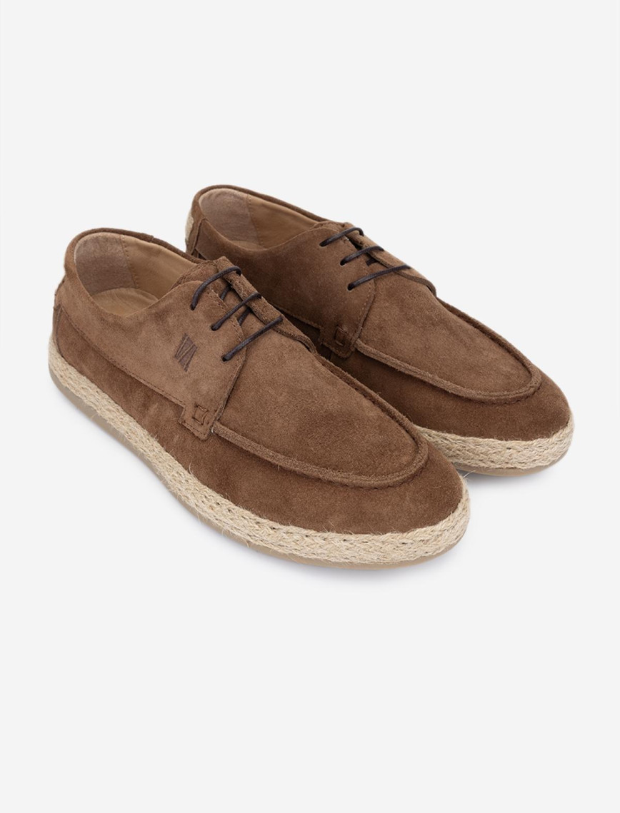 Valmenti Marita Erkek Tütün Süet Hakiki Deri Casual Ayakkabı