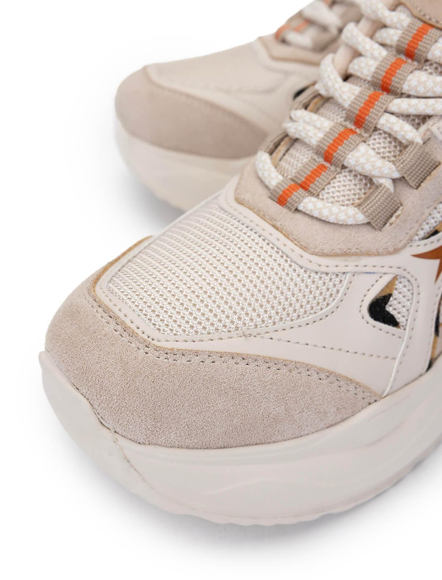 Tamer Tanca Kadın Tekstil/Vegan Bej Sneakers & Spor Ayakkabı