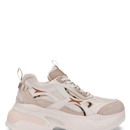Tamer Tanca Kadın Tekstil/Vegan Bej Sneakers & Spor Ayakkabı