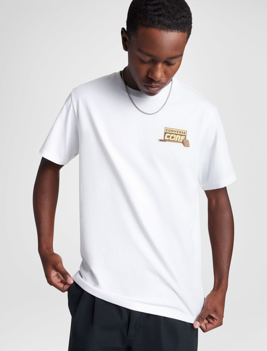 Converse Erkek Loose Fit Baskılı Siyah T-Shirt Converse Erkek Loose Fit Baskılı Siyah T-Shirt