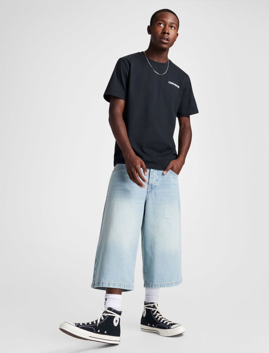 Converse Erkek Grafik Baskılı Siyah T-Shirt Converse Erkek Grafik Baskılı Siyah T-Shirt