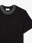 Lacoste Erkek Regular Fit Bisiklet Yaka Siyah T-Shirt Lacoste Erkek Regular Fit Bisiklet Yaka Siyah T-Shirt