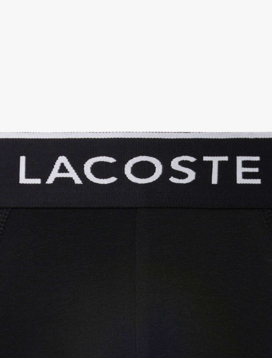Lacoste Erkek 3'lü Siyah Külot Lacoste Erkek 3'lü Siyah Külot