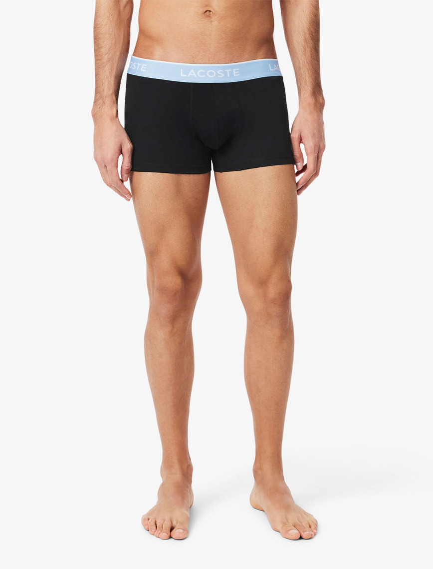 Lacoste Erkek 3'lü Siyah Boxer Lacoste Erkek 3'lü Siyah Boxer