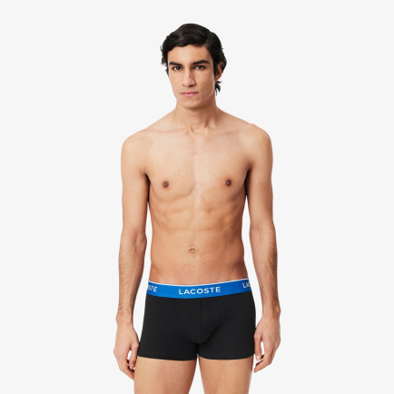 Lacoste Erkek 3'lü Siyah Boxer Lacoste Erkek 3'lü Siyah Boxer