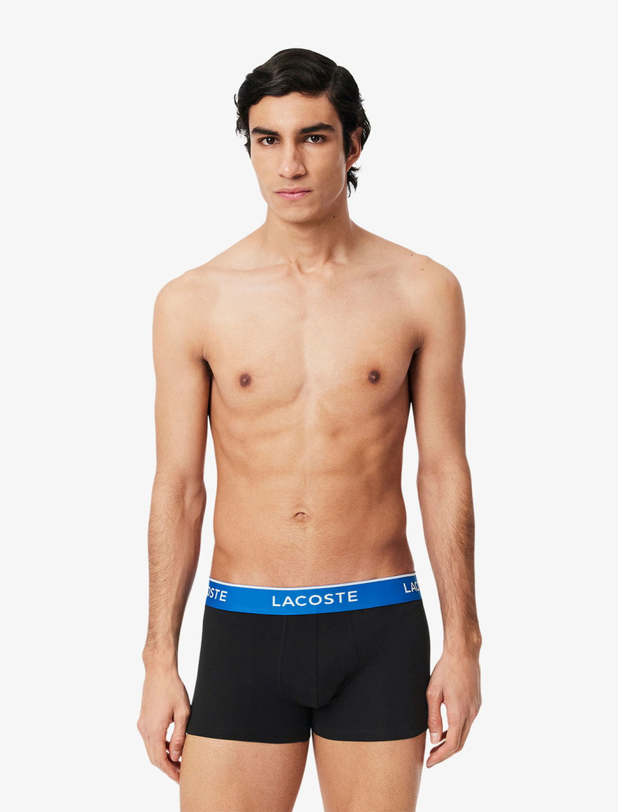 Lacoste Erkek 3'lü Siyah Boxer Lacoste Erkek 3'lü Siyah Boxer