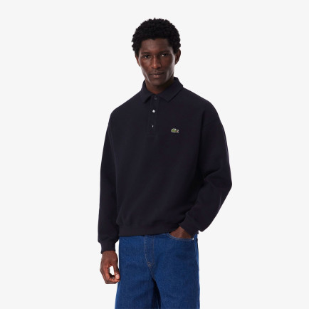 Lacoste Erkek Loose Fit Polo Yaka Lacivert Sweatshirt Lacoste Erkek Loose Fit Polo Yaka Lacivert Sweatshirt