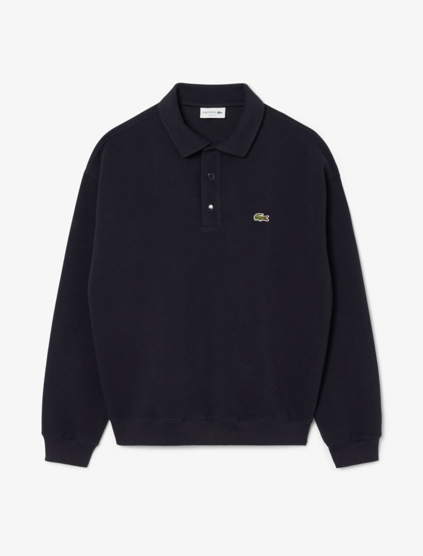 Lacoste Erkek Loose Fit Polo Yaka Lacivert Sweatshirt Lacoste Erkek Loose Fit Polo Yaka Lacivert Sweatshirt