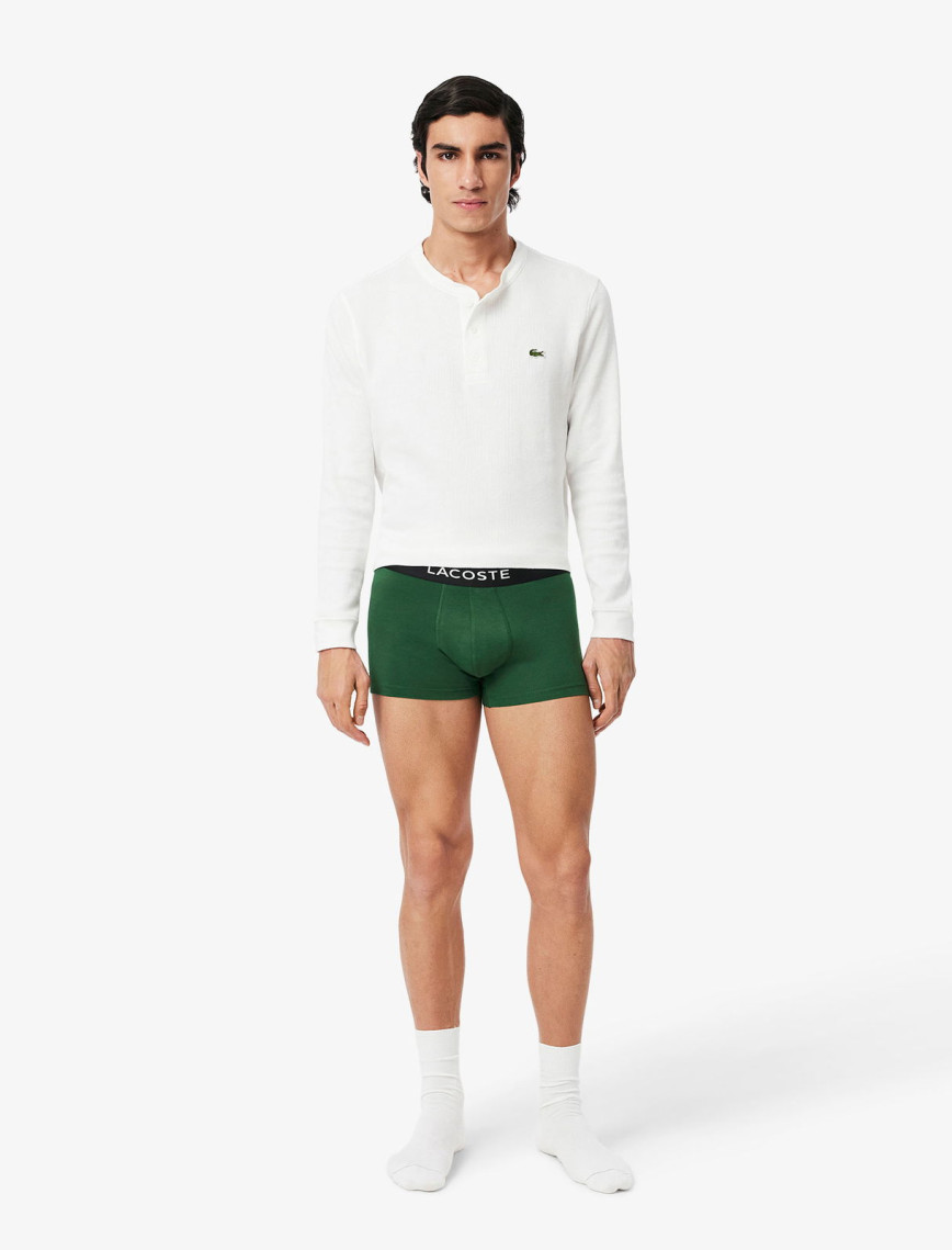 Lacoste Erkek 3'lü Renkli Boxer Lacoste Erkek 3'lü Renkli Boxer