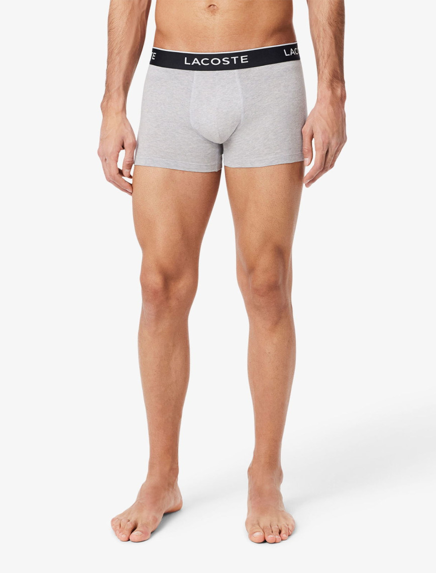 Lacoste Erkek 3'lü Renkli Boxer Lacoste Erkek 3'lü Renkli Boxer