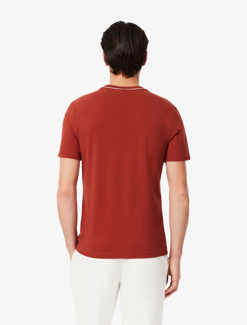 Lacoste Erkek Regular Fit Bisiklet Yaka Kırmızı T-Shirt Lacoste Erkek Regular Fit Bisiklet Yaka Kırmızı T-Shirt