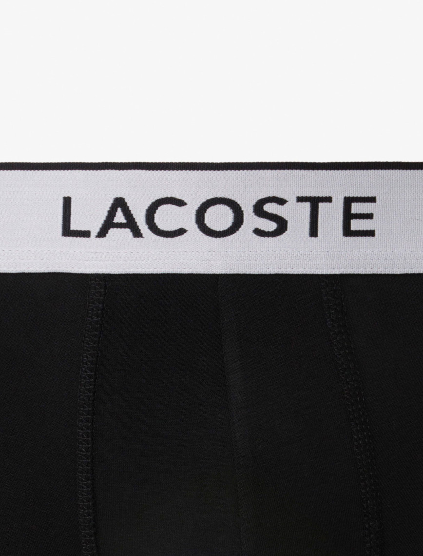 Lacoste Erkek 3'lü Siyah Boxer Lacoste Erkek 3'lü Siyah Boxer